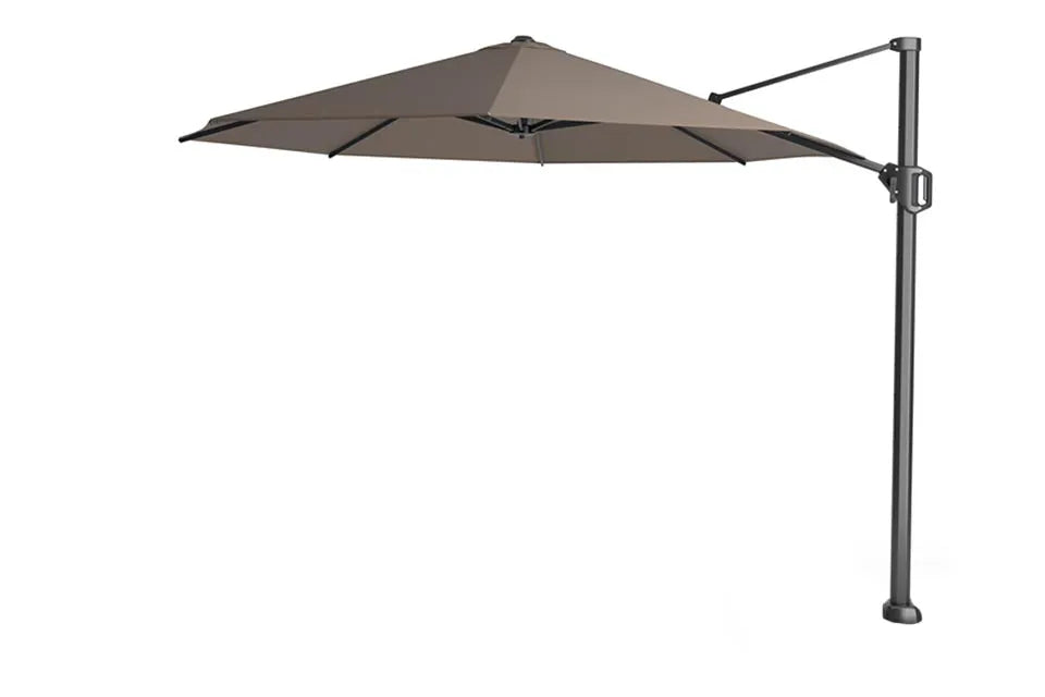 Platinum Sun & Shade | Challenger T¹ Ampelschirm Premium Ø350 cm | Havana