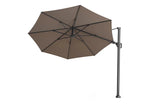 Platinum Sun & Shade | Challenger T² Ampelschirm Premium Ø350 cm | Havana