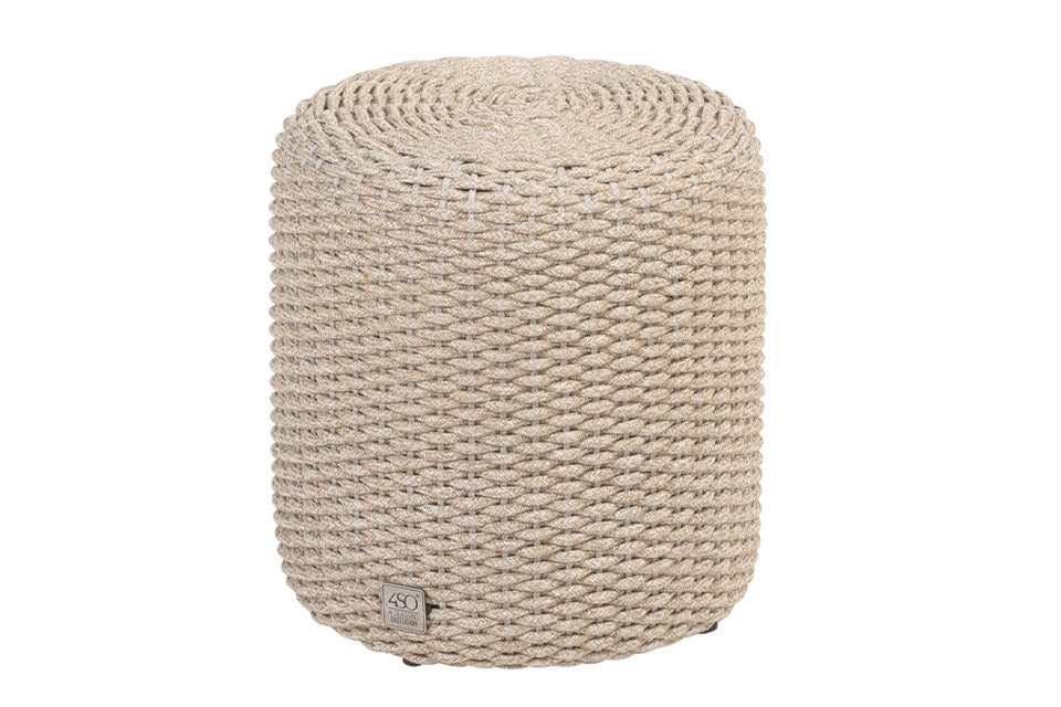 4 Seasons Outdoor | Muffin Pouf Ø40 cm x 42(h) cm | Latte