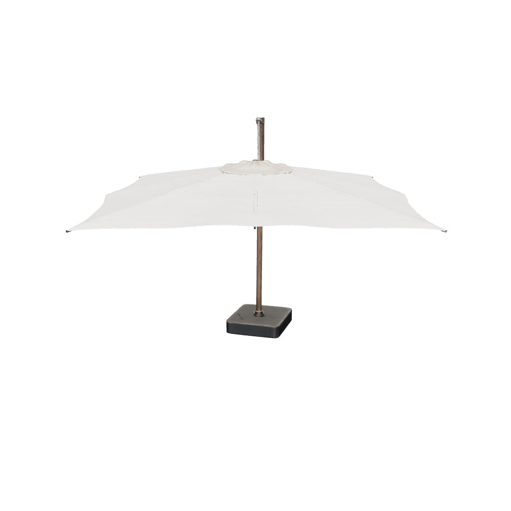 4 Seasons Outdoor Finca Zweefparasol 400 x 300 cm Wenge Frame Beach, foto 2 van 4