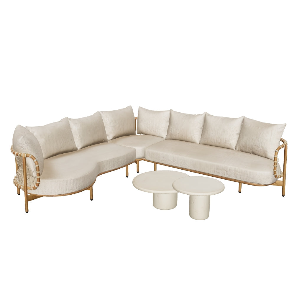 4 Seasons Outdoor | Martinique Loungeset mit Couchtischen