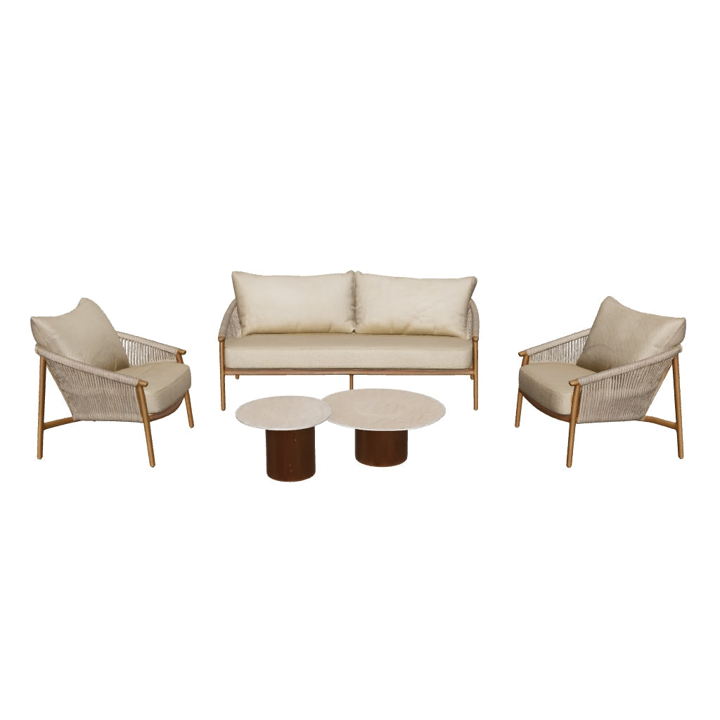 4 Seasons Outdoor | Milos Loungeset mit Couchtischen
