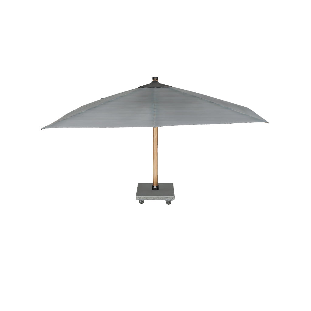 4 Seasons Outdoor Siesta Premium Parasol 300 x 300 cm Houtlook-Charcoal, foto 2 van 5