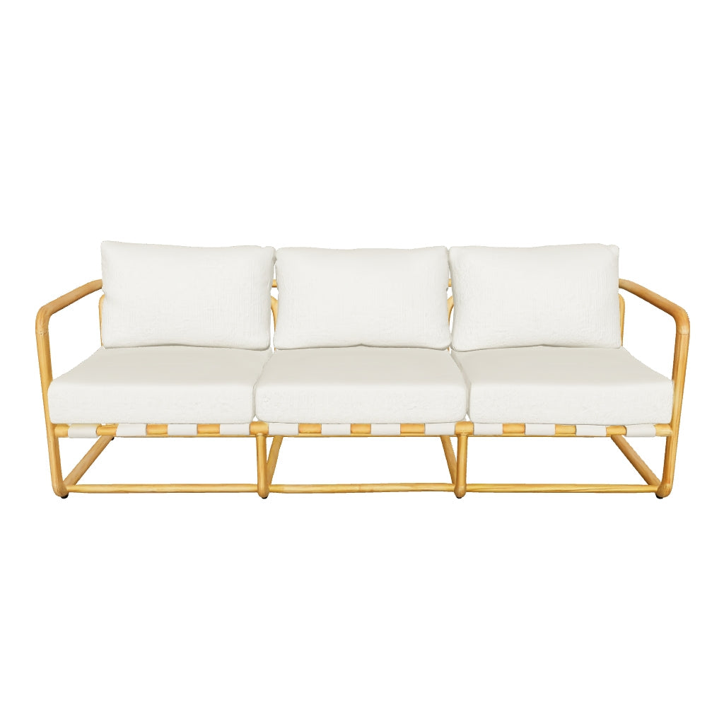 Apple Bee | Dolce Loungebank 3-Sitzer | Cotton Flower