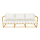 Apple Bee | Dolce Loungebank 3-Sitzer | Cotton Flower