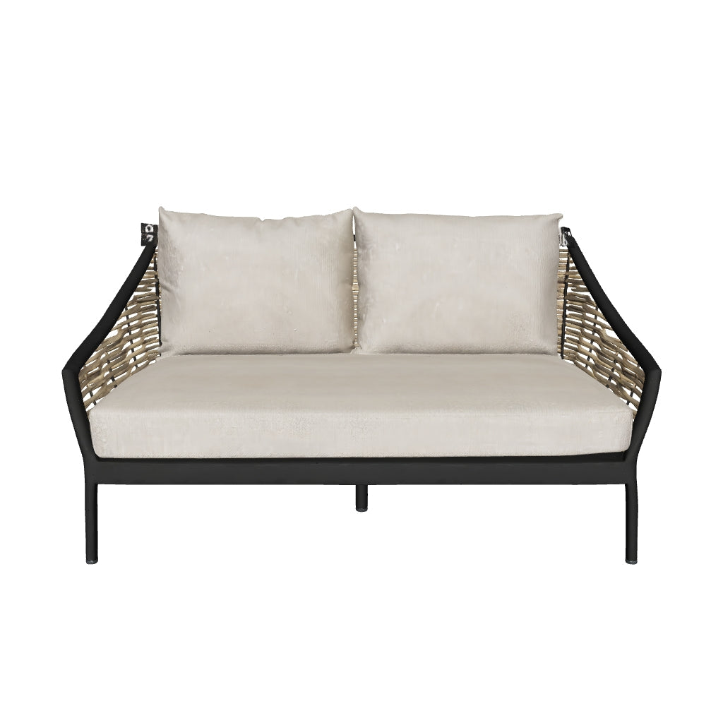 Apple Bee | Milou Loungesofa 2-Sitzer | Schwarz