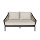 Apple Bee | Milou Loungesofa 2-Sitzer | Schwarz