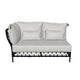 Apple Bee | Pure Loungesofa 2-Sitzer Rechts | Black Grey