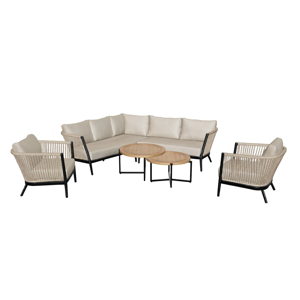 Apple Bee | Condor Loungeset | Schwarz