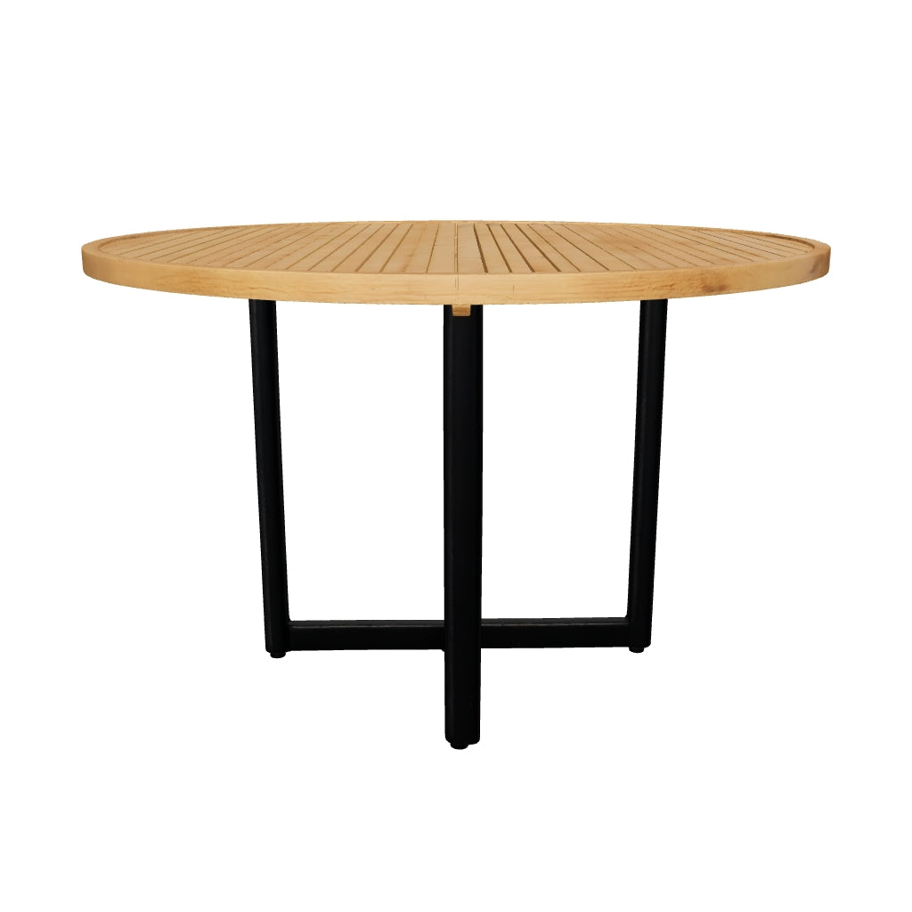 Apple Bee | Jakarta Gartentisch Ø 120 x 76 cm | Schwarz
