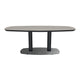 Apple Bee | Melville Gartentisch Tonne 220 x 110 cm | Black-Light Grey