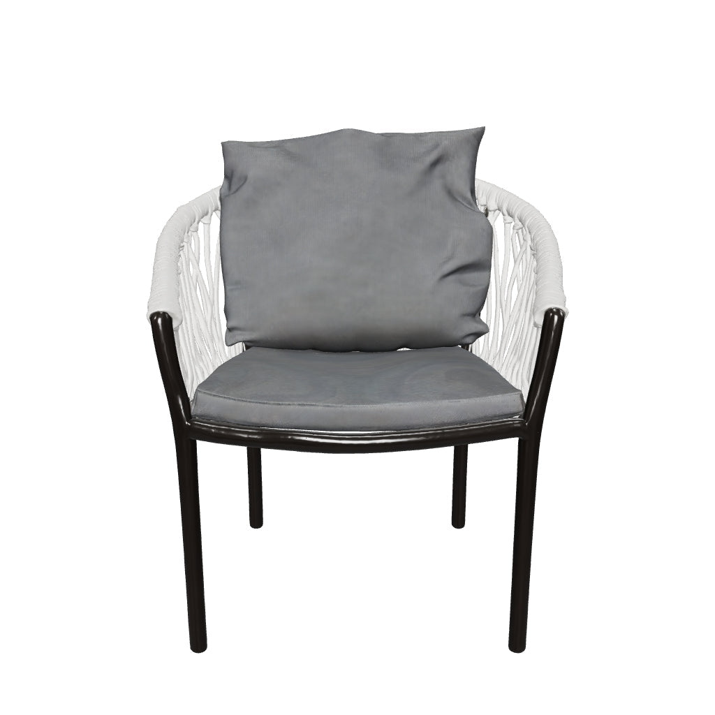 Borek Majinto Zit- en Rugkussen Tuinstoel Dark Taupe, foto 2 van 5