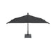 Borek Capri Zweefparasol 350 x 350 cm Grafiet Batyline Zwart, foto 2 van 2
