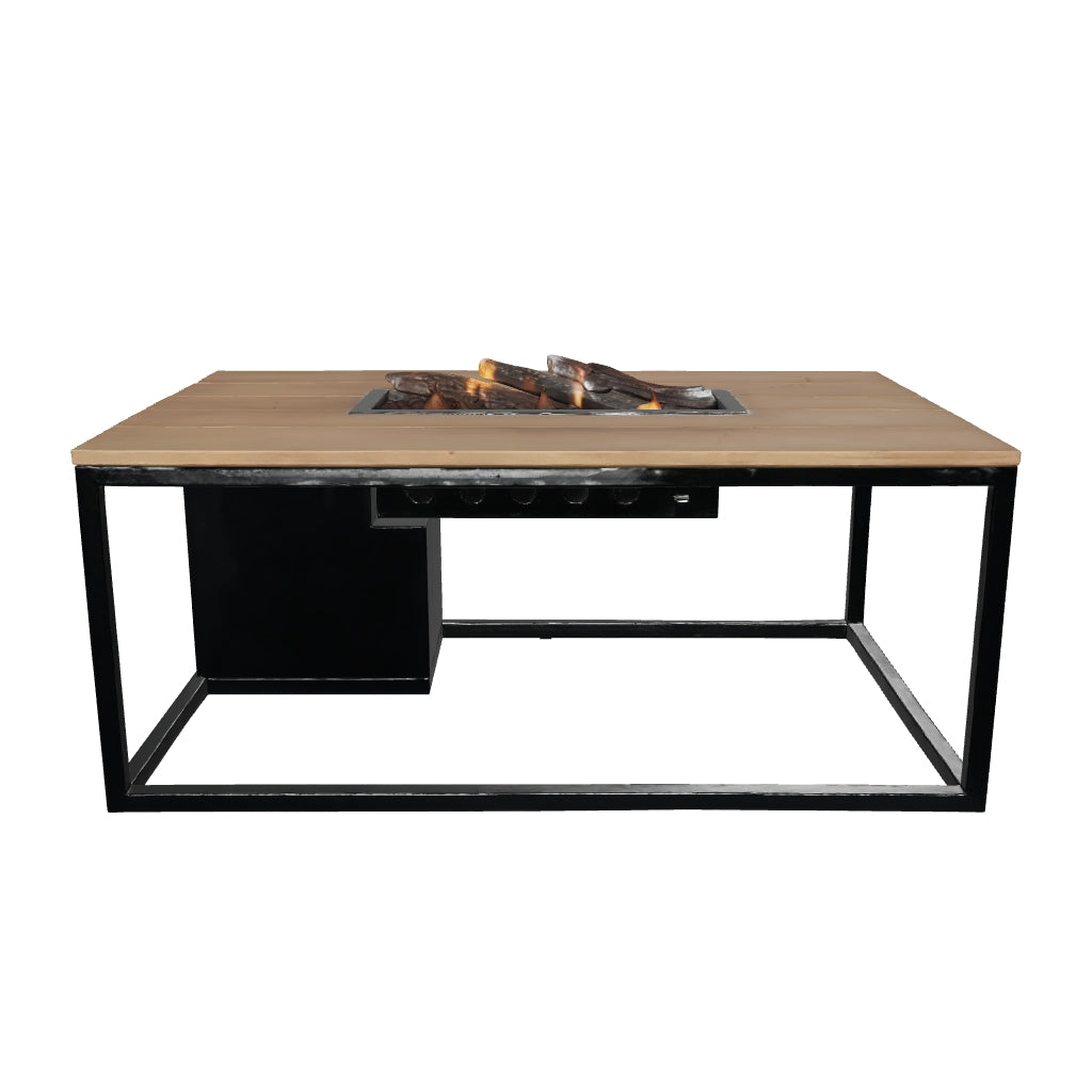 Cosi Cosiloft 120 Black Frame Teak Top, foto 2 van 3