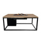 Cosi Cosiloft 120 Black Frame Teak Top, foto 2 van 3