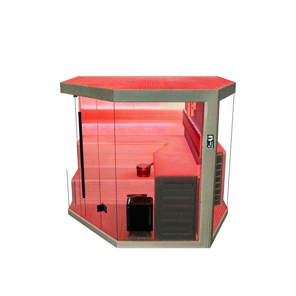 Fonteyn | Marriott 200 Sauna Komplett | White Stone