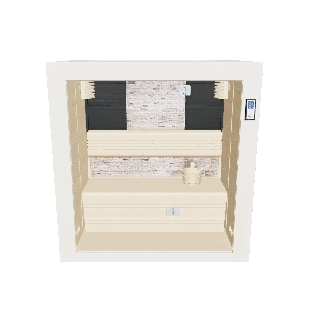 Fonteyn | Sauna Mirage | Weißer Stein