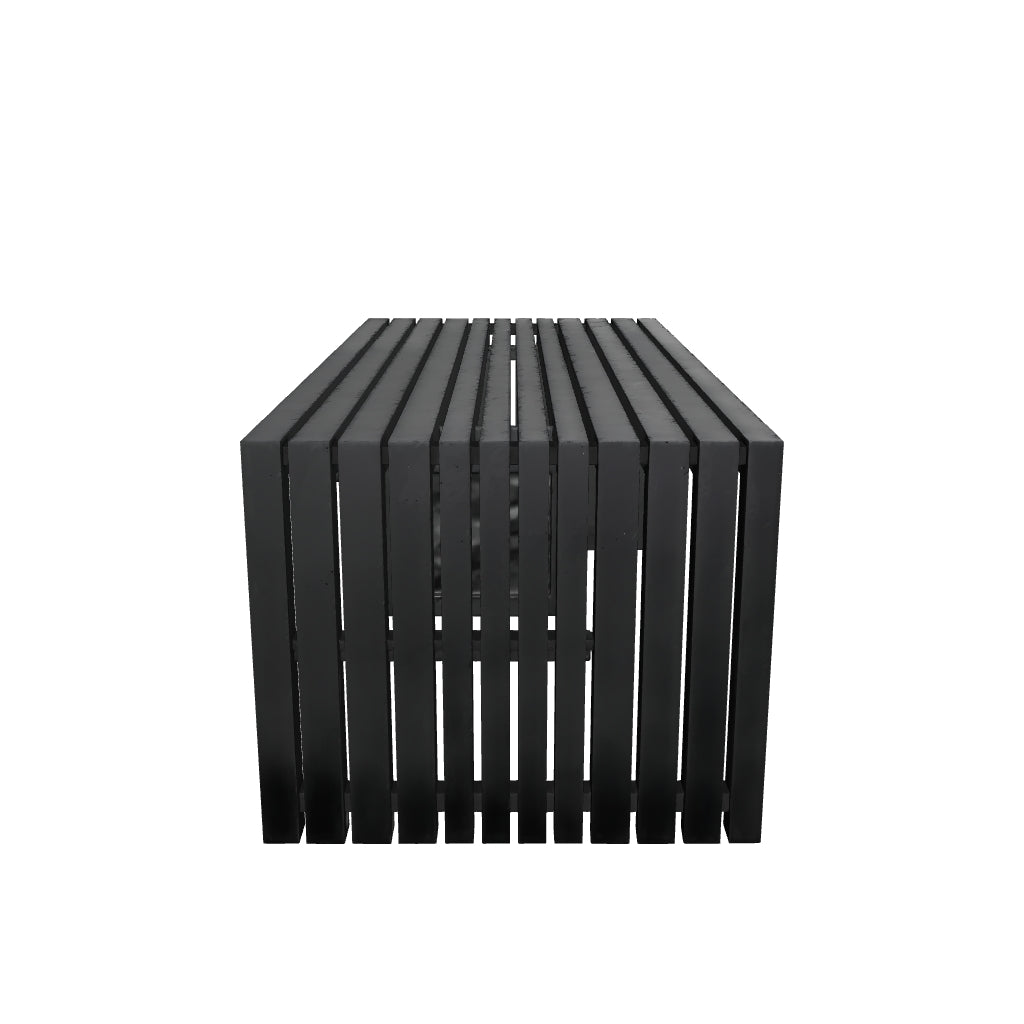 Fonteyn | Gartentisch Aluminium 200 x 92 cm | Schwarz