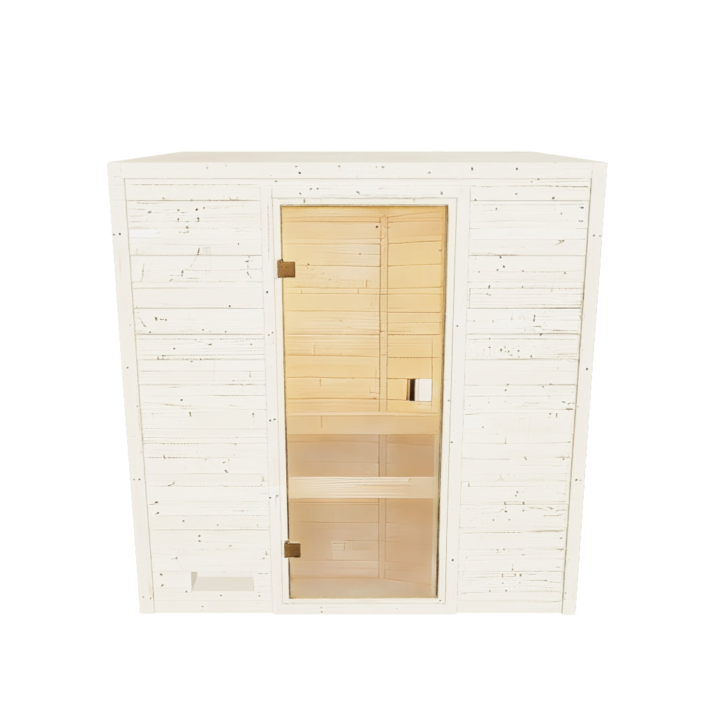 Karibu | Mojave Sauna | Bronzeglas Tür