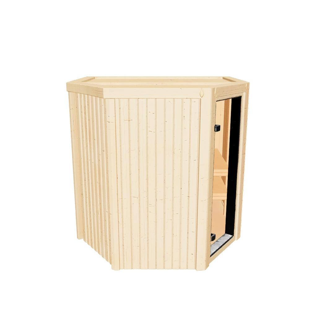 Karibu | Siirin Sauna | Anthrazitglas