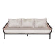 Apple Bee | Milou Loungesofa 3-Sitzer | Schwarz
