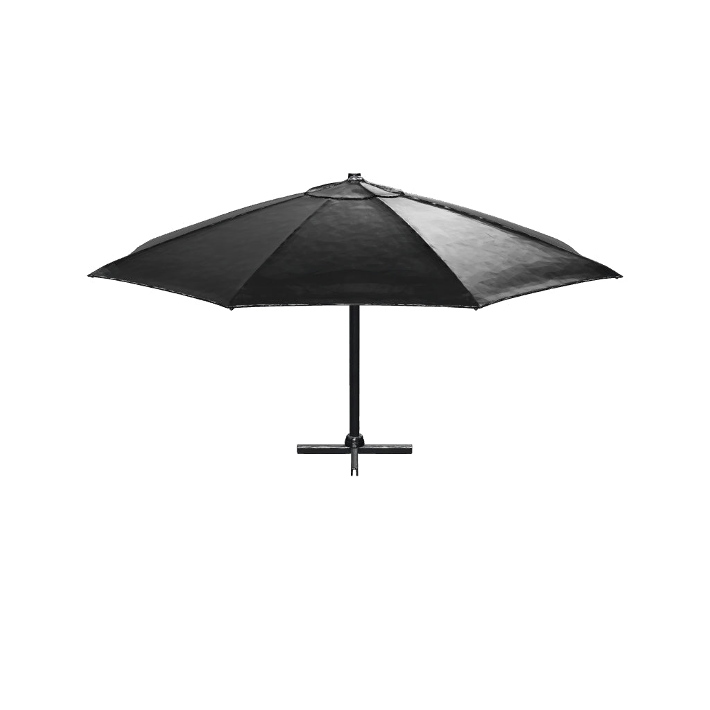 Platinum Sun & Shade Challenger T² Zweefparasol Premium Ø350 cm Faded Black, foto 2 van 9