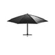 Platinum Sun & Shade Challenger T² Zweefparasol Premium Ø350 cm Faded Black, foto 2 van 9