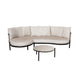 Taste by 4 Seasons | Puglia Ecksofa mit Couchtischen | Terre