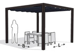 Platinum Sun & Shade | Prosail Harmonica Wasserdicht 297 x 397 cm | Grau