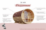 Karibu | Fasssauna Quadro 1