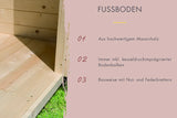 Karibu | Fasssauna Quadro 1