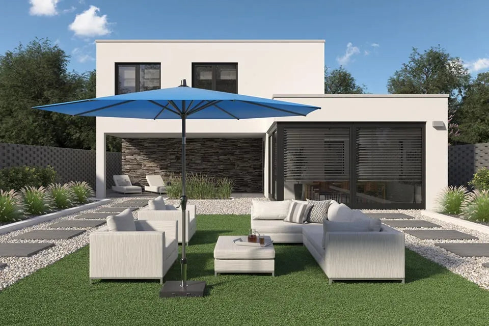 Platinum Sun & Shade | Riva Sonnenschirm Ø250 cm | Rot