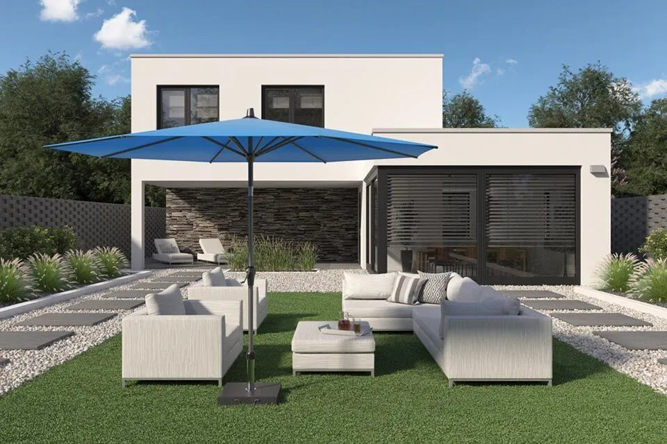 Platinum Sun & Shade | Riva Sonnenschirm Ø350 cm | Hellgrau