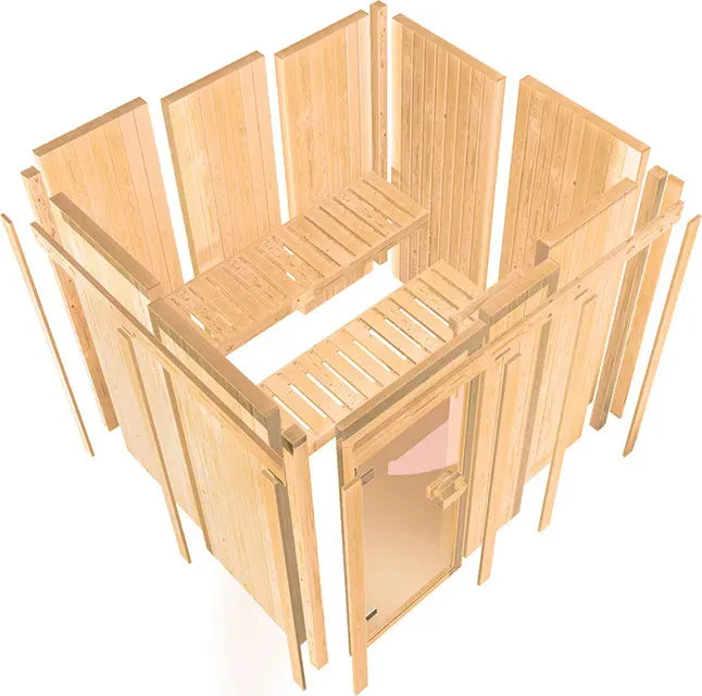 Karibu | Siirin Sauna | Anthrazitglas