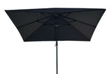 Shadow LED Ampelschirm 300x300cm Anthrazit/Faded Black