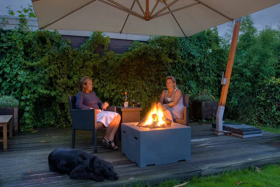 Happy Cocooning | Quadratisch | Anthrazit