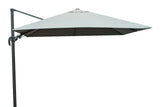 Shadow LED Ampelschirm 300x300cm Anthrazit/Faded Grey