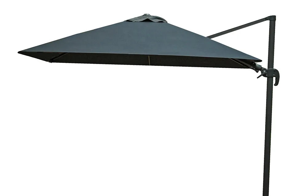 Shadow LED Ampelschirm 300x300cm Anthrazit/Faded Black