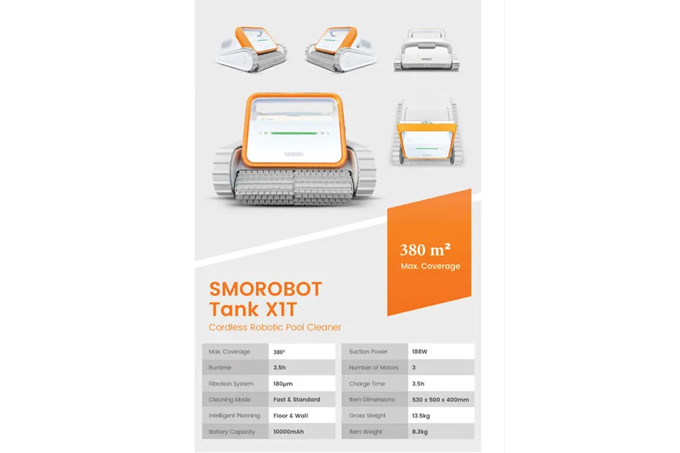 SmoRobot | Kabelloser Poolreiniger