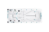 Spirit Deep Swimspa | Sterling White mit DUNKELGRAU