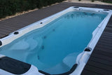Aquatic 2 Swimspa | Sterling White mit DUNKELGRAU