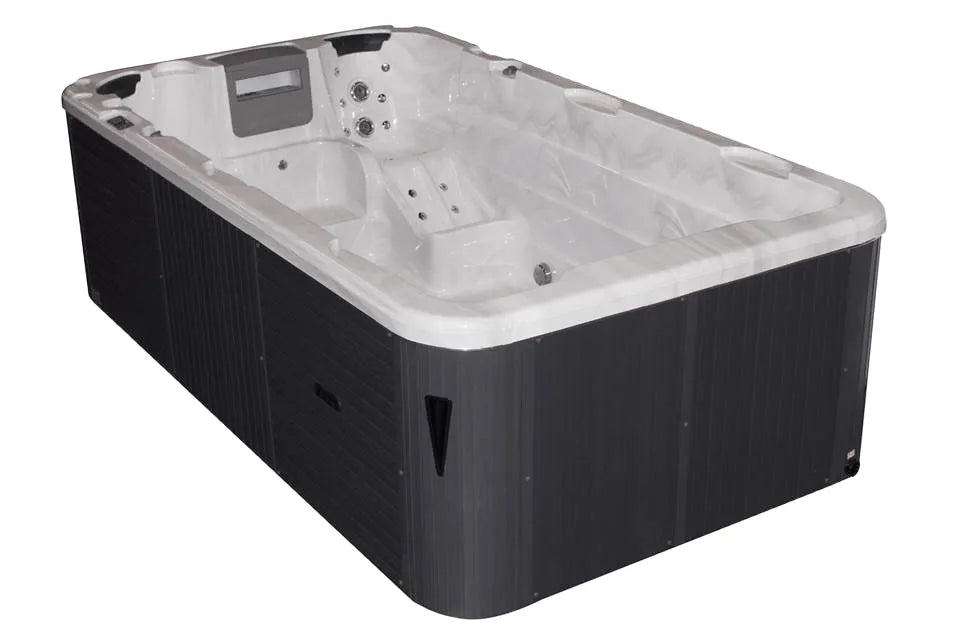 Aquatic 1 Swimspa | Sterling White mit DUNKELGRAU