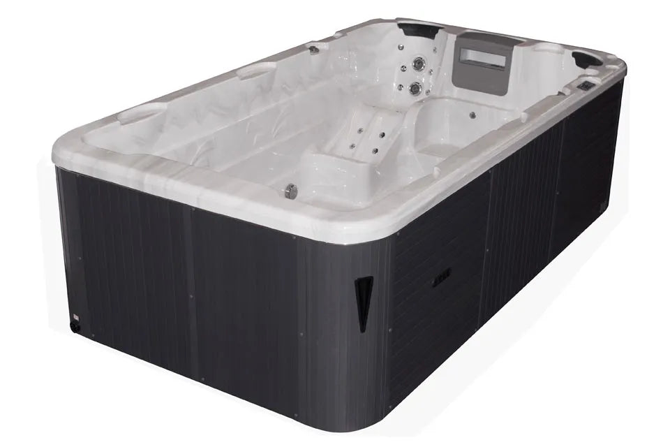 Aquatic 1 Swimspa | Sterling White mit DUNKELGRAU