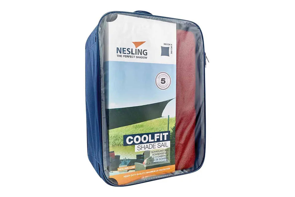 Platinum Sun & Shade | Coolfit Sonnensegel Quadratisch 360 x 360 cm | Greige