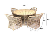 Fonteyn | Denver Gartenmöbel-Set | Akazie Teak-Optik
