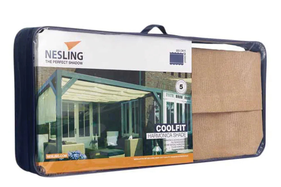 Platinum Sun & Shade | Coolfit Harmonica-Sonnensegel 370 x 370 cm | Sand