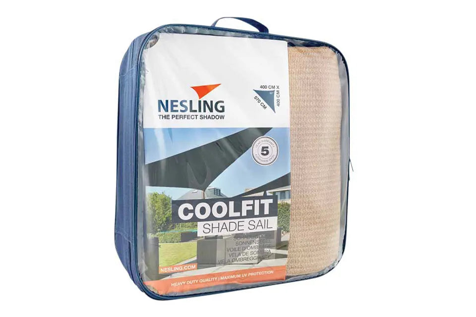 Platinum Sun & Shade | Coolfit Sonnensegel Dreieck 90° 500 x 500 x 710 cm | Sand