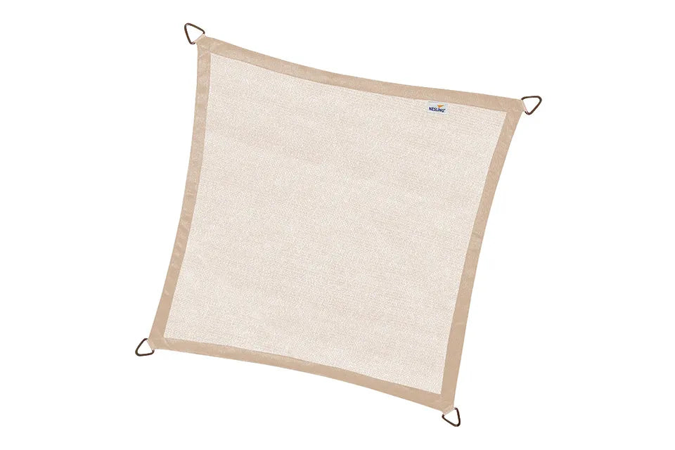 Platinum Sun & Shade | Coolfit Sonnensegel Quadratisch 500 x 500 cm | Sand