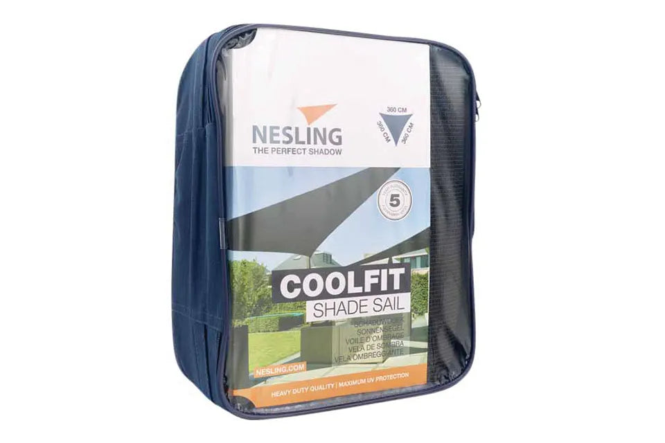 Platinum Sun & Shade | Coolfit Sonnensegel Dreieck 360 x 360 x 360 cm | Schwarz