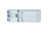 Aquatic 7 Swimspa | Sterling White mit DUNKELGRAU